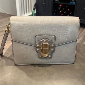Grey Dolce & Gabbana bag with two straps